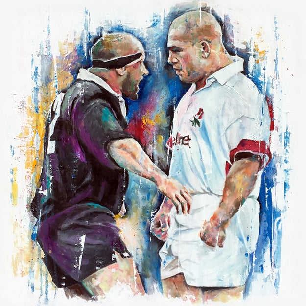 Richard Cockerill and Norm Hewitt